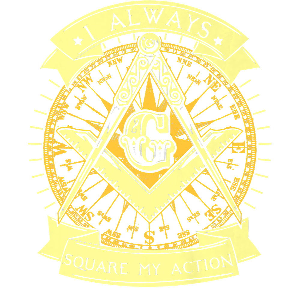 Masonic Store I ALWAYS SQUARE MY ACTION Christmas Gift Premium T-Shirt.png