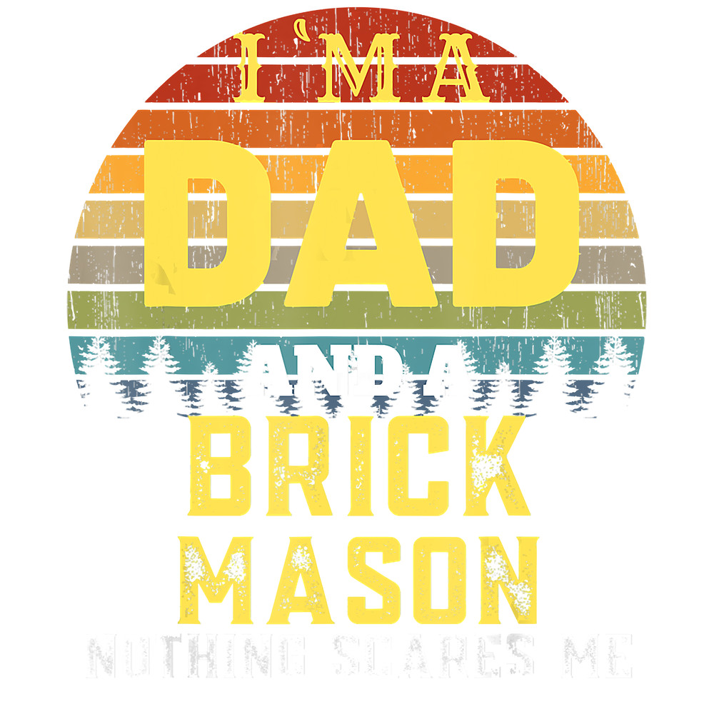 Brick mason Dad Mens vintage gift T-Shirt.png