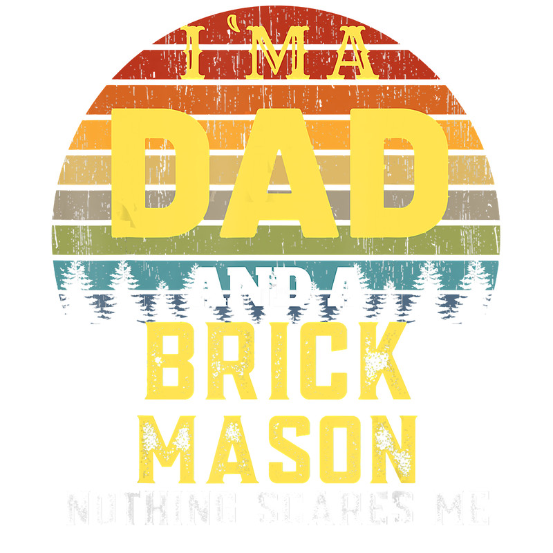 Brick mason Dad Mens vintage gift T-Shirt.png