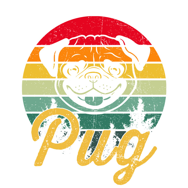 Custom Pug Shirt, Funny Retro Vintage Gift Shirt.png