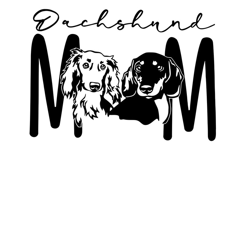 Dachshund Two Mom Shirt.png