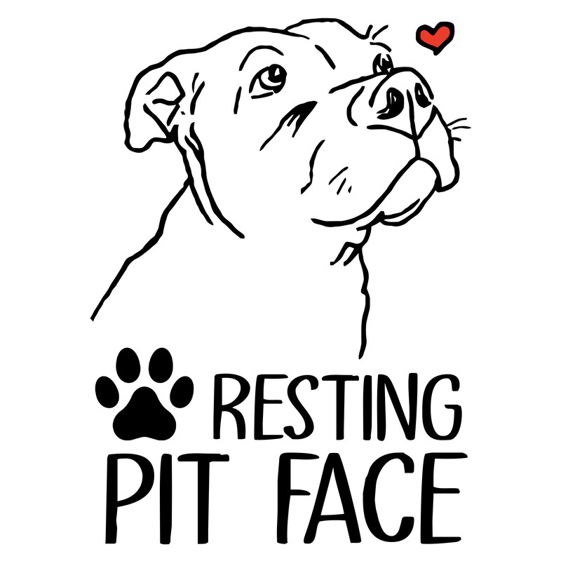 Funny Pitbull Resting Shirt.png