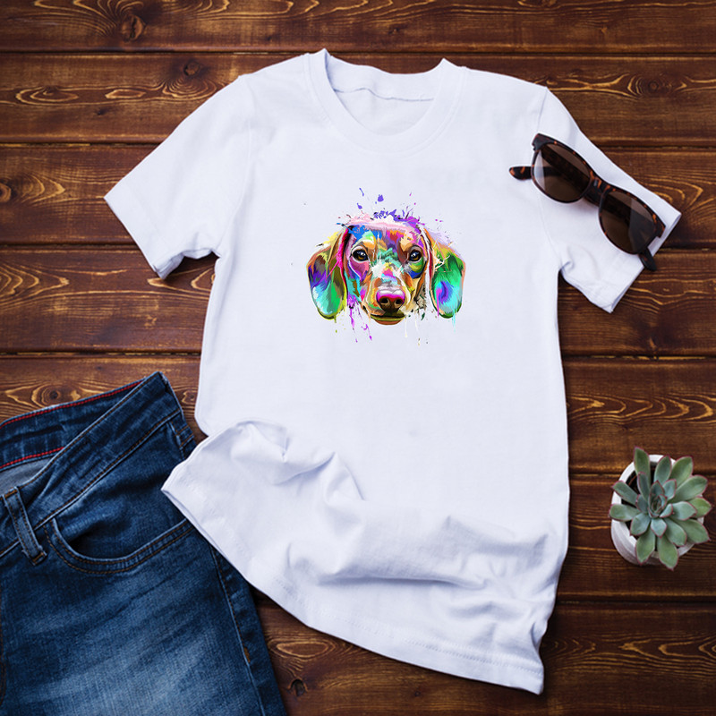 Dachshund Water Color Shirt.png