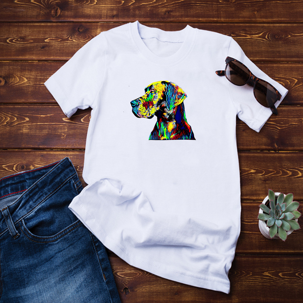 Great Dane Dog T Shirt.png