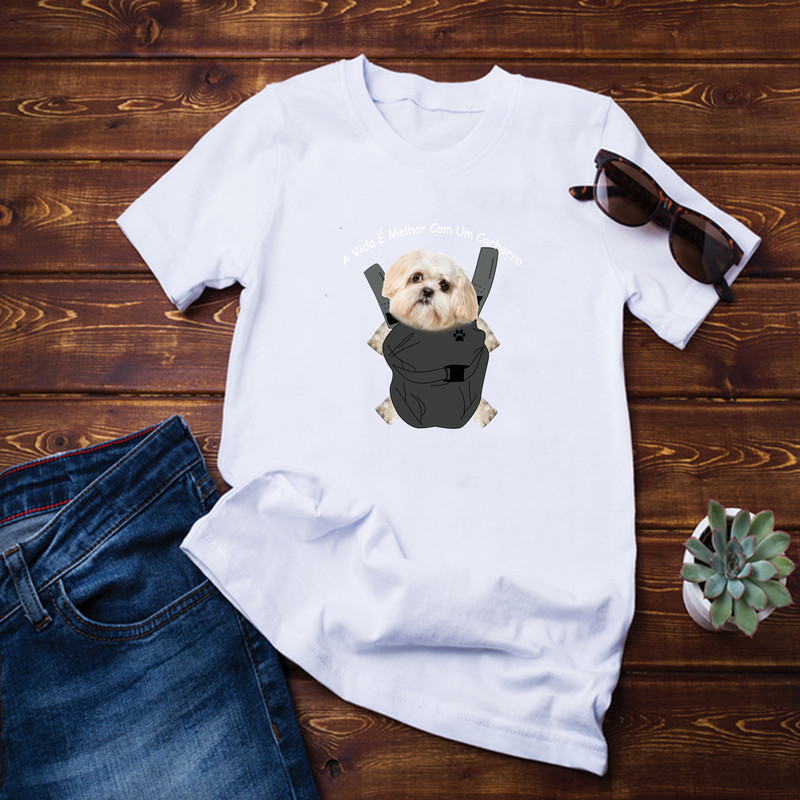 Melhor Com Um Cachorro Shirt.png