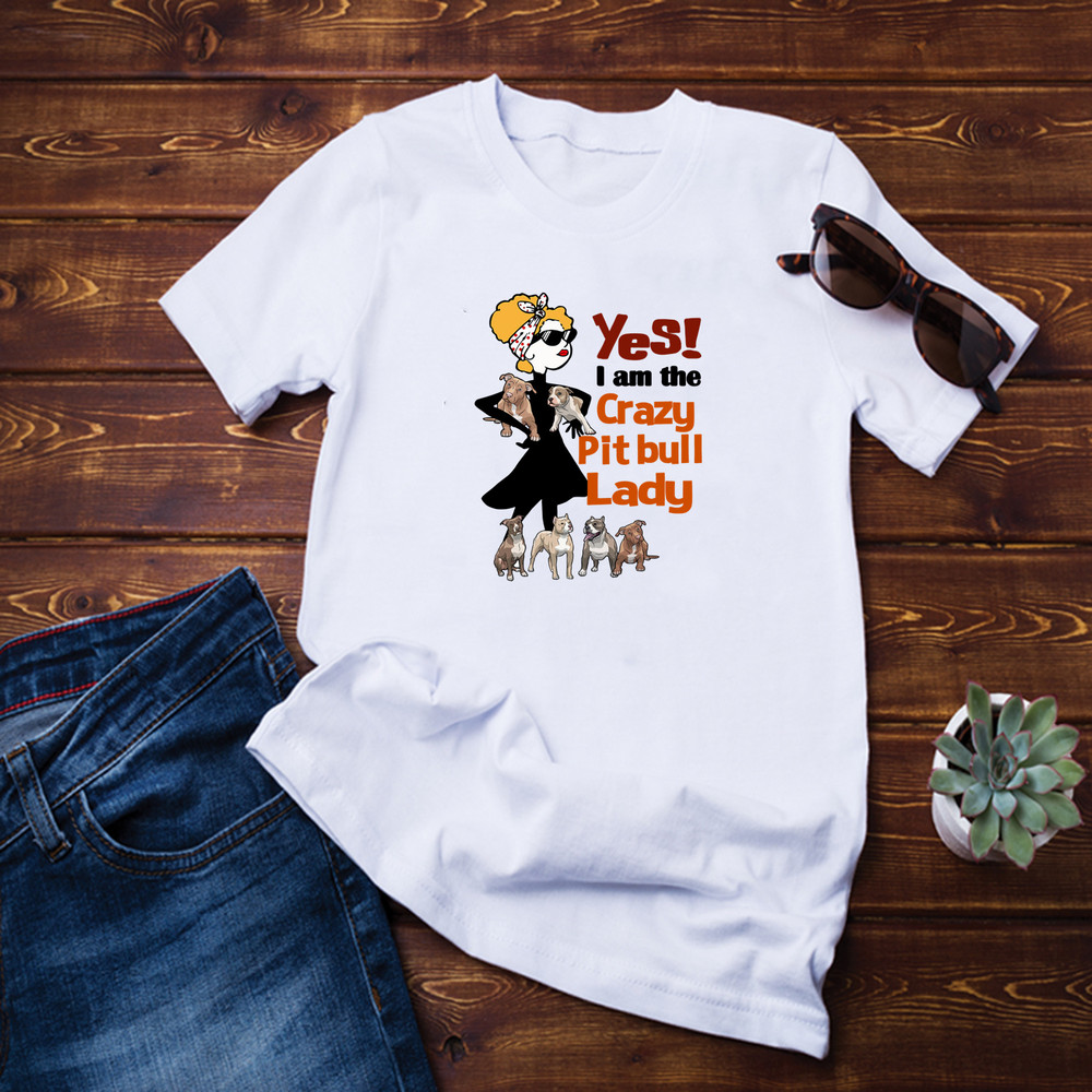 Yes I Am The Crazy Lady Shirt.png