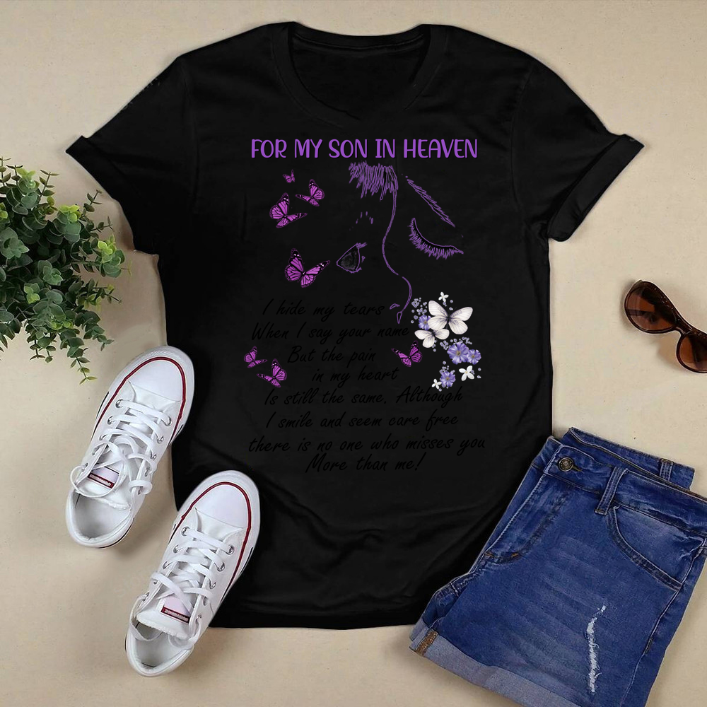 For My Son In Heaven Shirt.png