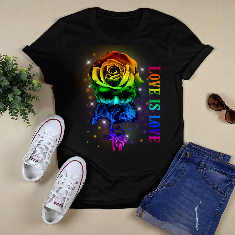 Love is love skull t shirt.png