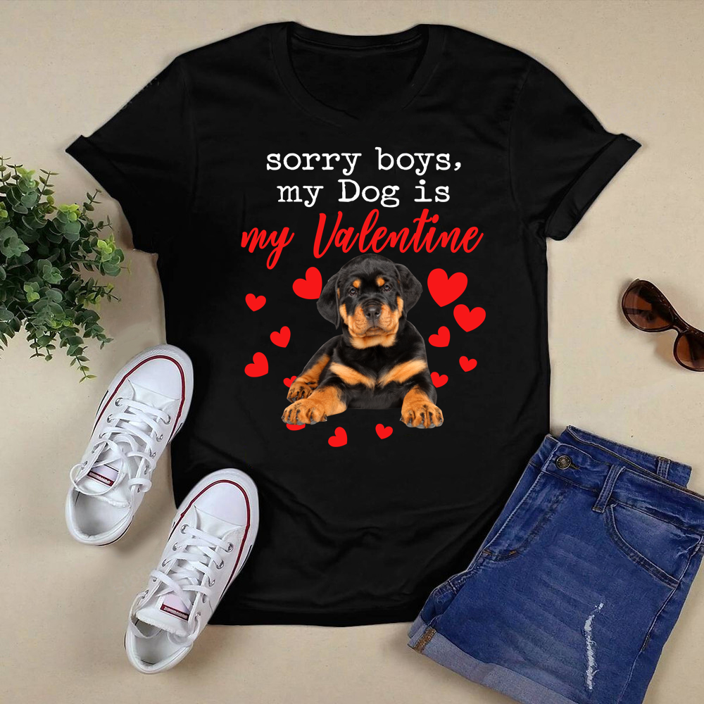 My Dog My Valentine Shirt .png