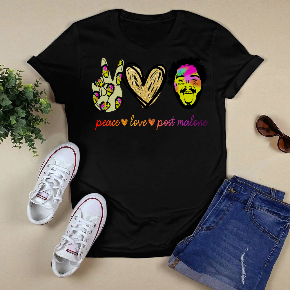 Peace Love Post Malone T-shirt.png