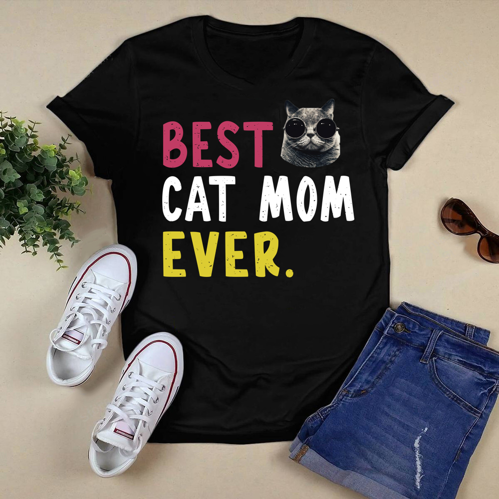Best Cat Mom Ever Love Valentine Shirt.png