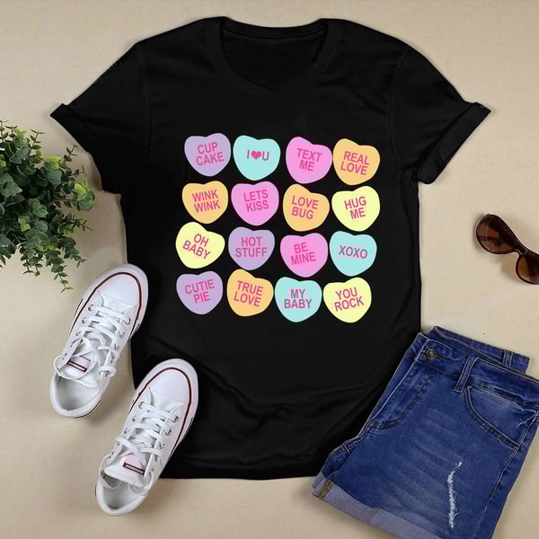 Conversation Hearts Shirt Candy Hearts Shirt Valentines Day.png