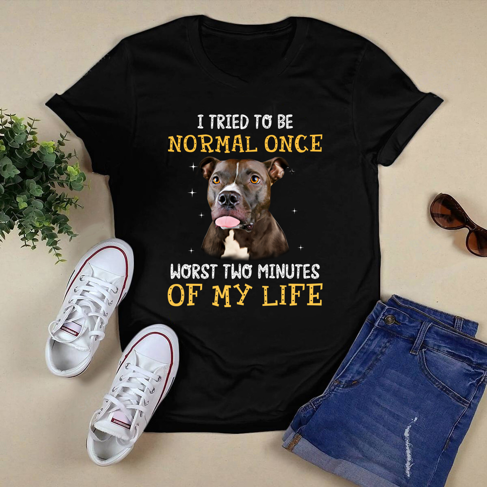 I Tried To Be Normal Dog Shirt .png