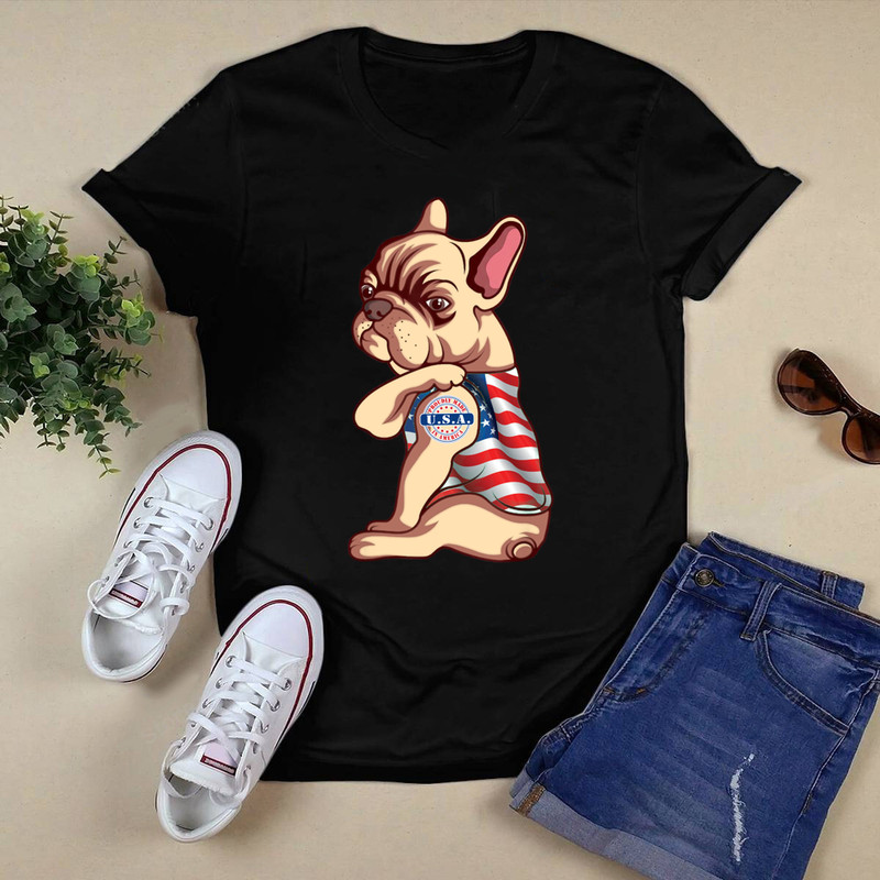 Pitbull Dog Tattoo USA Proudly Made In America Shirt.png