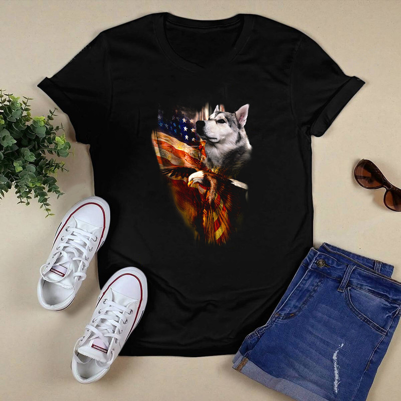 Alaskan Malamute American Wings Shirt.png