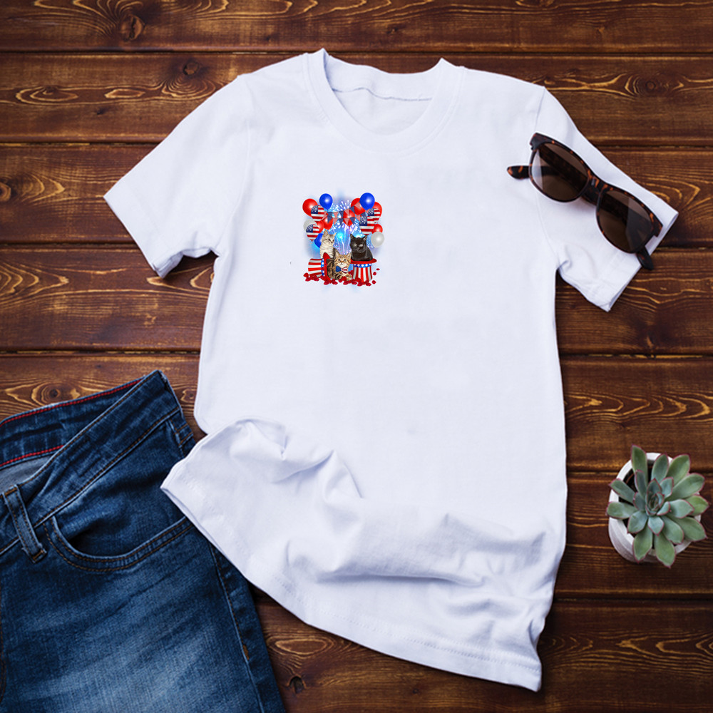 Cat Flag American Shirt.png
