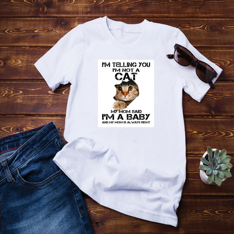 Im Tell You Im Not A Cat Shirt.png