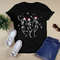 Funny Christmas Dancing Skeleton With Santa Hat Santa Claus Premium T-Shirt.png