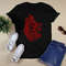 Sugar skull with crow T-Shirt.png