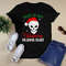This Is My Christmas Pajama Shirt Skull Face With Santa Hat T-Shirt.png