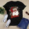 Vintage Black Afro Santa Claus Merry Christmas Believe Xmas T-Shirt.png