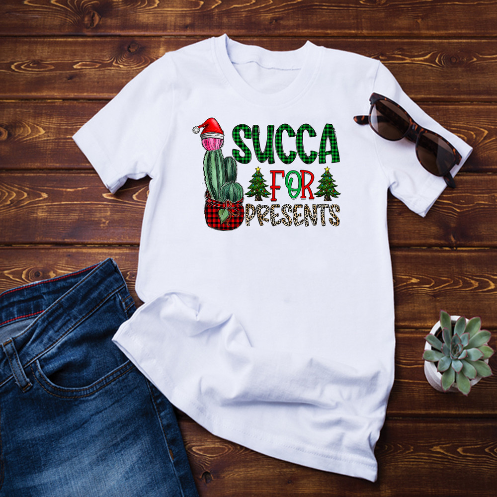 Funny Texas Cowgirl Cactus Succa for Christmas Presents T-Shirt.png