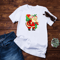 Vintage Merry Christmas Santa Claus Christmas Design T-Shirt.png