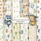 Woodland Animals Papers Fabric Seamless Patterns Music 0