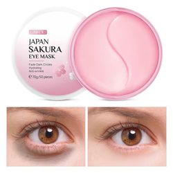 Sakura Essence Collagen Eye Mask Moisturizing Gel Eye Patches Remove Dark Circles Anti-Age Bag Skin Care Eye Care Mask 7