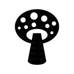 mushroom illustrated in vector and available in svg, pdf, eps, png, jpeg and ai format and available for instant downloa