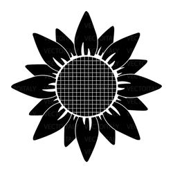 sunflower illustrated in vector and available in svg, pdf, eps, png, jpeg and ai format and available for instant downlo