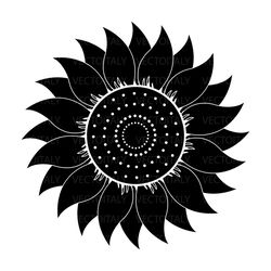 sunflower illustrated in vector and available in svg, pdf, eps, png, jpeg and ai format and available for instant downlo