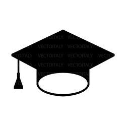 graduation hat illustration in vector and available in svg, pdf, eps, png, jpg and ai format and available for instant d