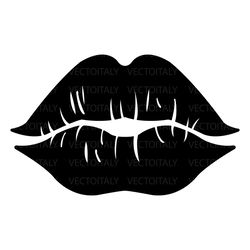 lips illustrated in vector and available in svg, pdf, eps, png, jpeg and ai format and available for instant download