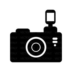 camera illustrated in vector and available in svg, pdf, eps, png, jpeg and ai format and available for instant download