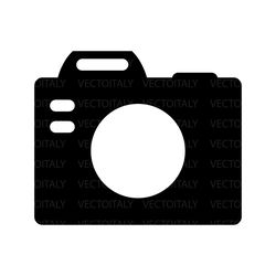 camera illustrated in vector and available in svg, pdf, eps, png, jpeg and ai format and available for instant download
