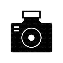 camera illustrated in vector and available in svg, pdf, eps, png, jpeg and ai format and available for instant download