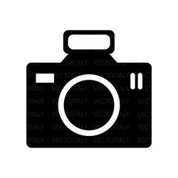 camera illustrated in vector and available in svg, pdf, eps, png, jpeg and ai format and available for instant download