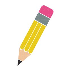 pencil illustrated in vector and available in svg, pdf, eps, png, jpeg and ai format and available for instant download