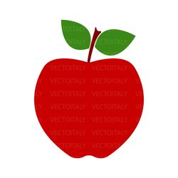 apple illustrated in vector and available in svg, pdf, eps, png, jpeg and ai format and available for instant download