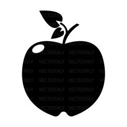 apple illustrated in vector and available in svg, pdf, eps, png, jpeg and ai format and available for instant download