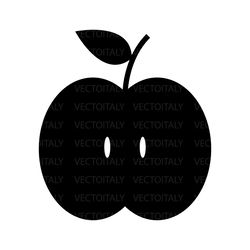 apple illustrated in vector and available in svg, pdf, eps, png, jpeg and ai format and available for instant download