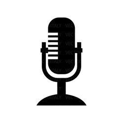microphone illustrated in vector and available in svg, pdf, eps, png, jpeg and ai format and available for instant downl