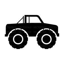 monster truck illustration in vector and available in svg, pdf, eps, png, jpeg and ai format and available for instant d