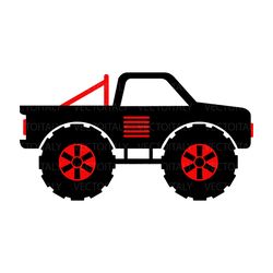 monster truck illustration in vector and available in svg, pdf, eps, png, jpeg and ai format and available for instant d