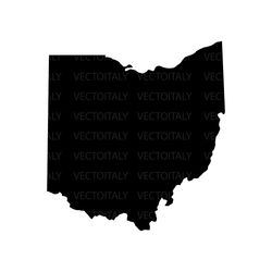 ohio map illustrated in vector and available in svg, pdf, eps, png, jpeg and ai format and available for instant downloa
