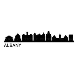 albany skyline illustrated in vector and available in svg, pdf, eps, png, jpeg and ai format and available for instant d