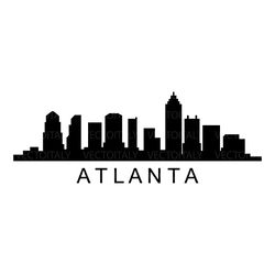atlanta skyline illustrated in vector and available in svg, pdf, eps, png, jpeg and ai format and available for instant