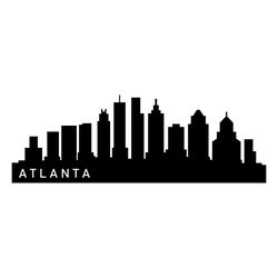 atlanta skyline illustrated in vector and available in svg, pdf, eps, png, jpeg and ai format and available for instant