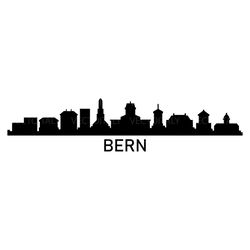 bern skyline illustrated in vector and available in svg, pdf, eps, png, jpeg and ai format and available for instant dow